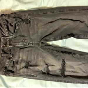 Black American Eagle Ripped Jeans